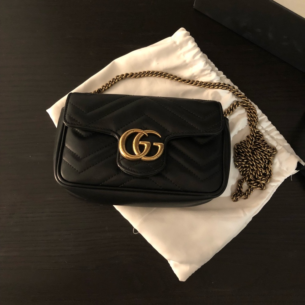 Authentic Gucci GG Marmont Matelassé Mini Bag!